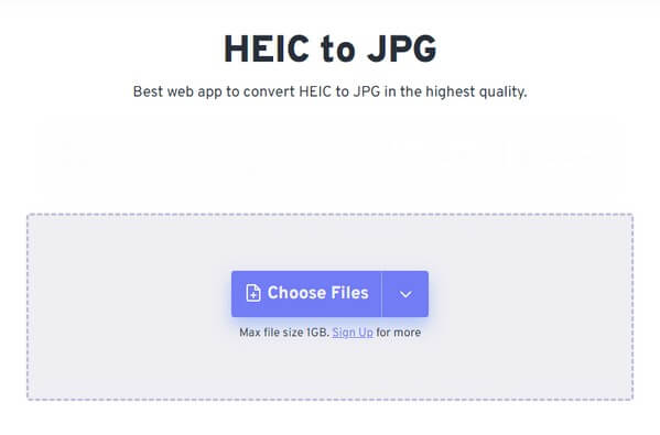 choose heic files