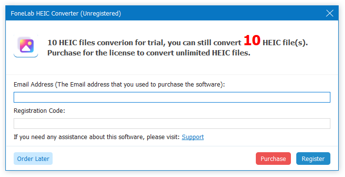 register interface