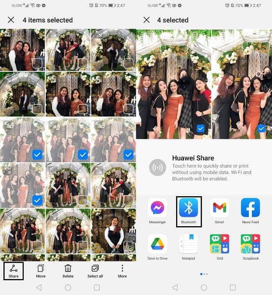 bluetooth share
