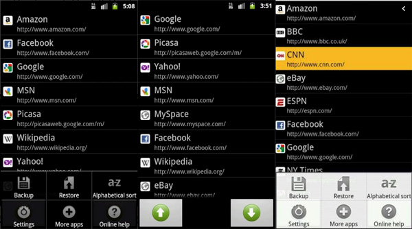 Android Chromeブックマークをエクスポートするための上位6メソッド