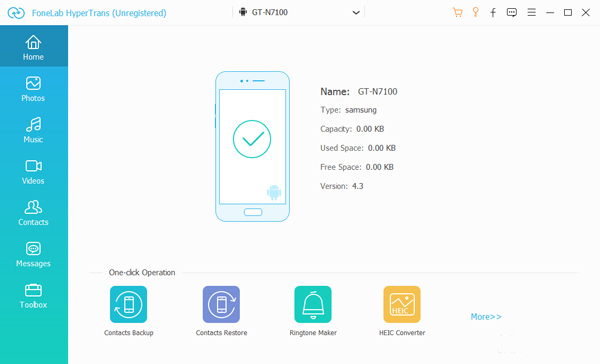 verbinding maken met Samsung-telefoon