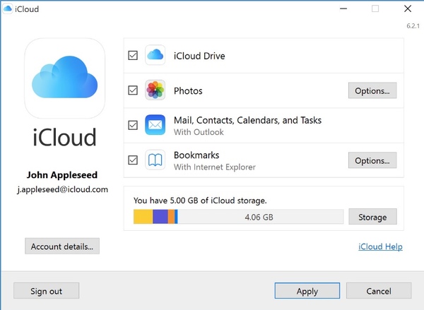 stáhnout icloud na pc
