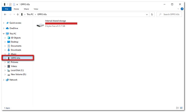 file explorer android device