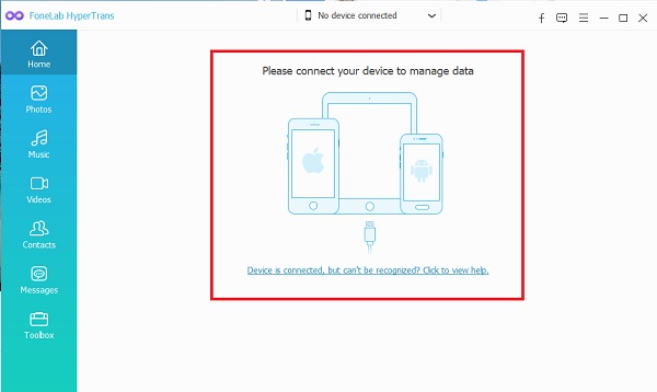 connect both your Android phone and iPhone using USB cables