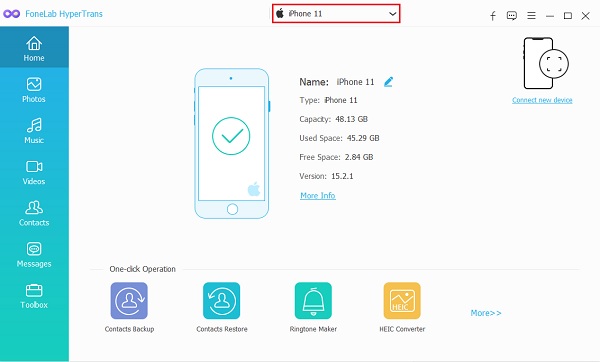 conecte os dois dispositivos ao seu computador