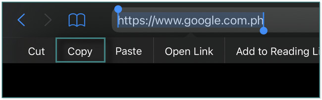 Copy and Paste A URL
