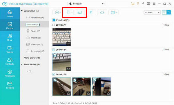 Click Phone or Computer Button