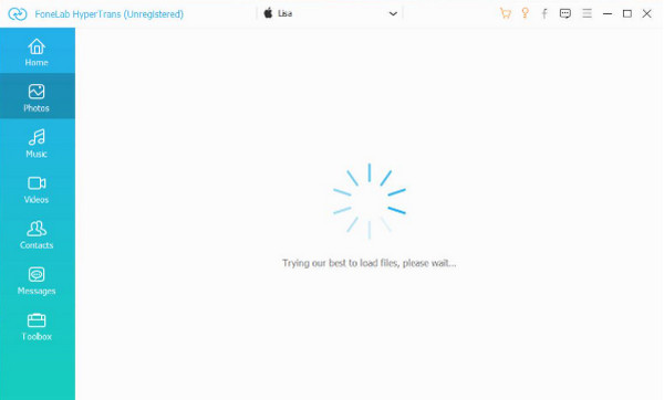 Select Videos Button