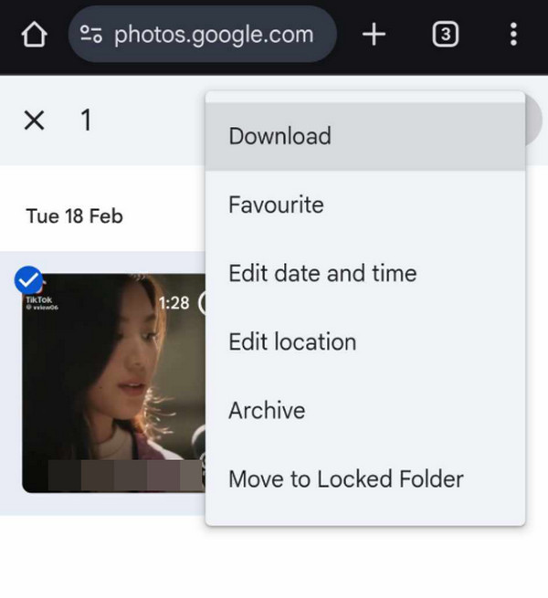 send video uaing google photos