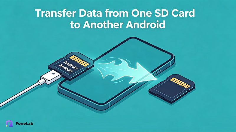 Transfer data from one SD card to another on Android step by step