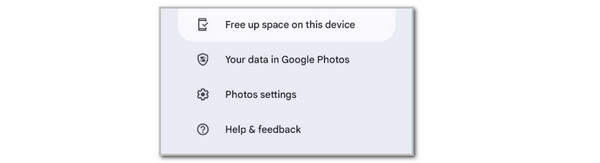 choose photos settings