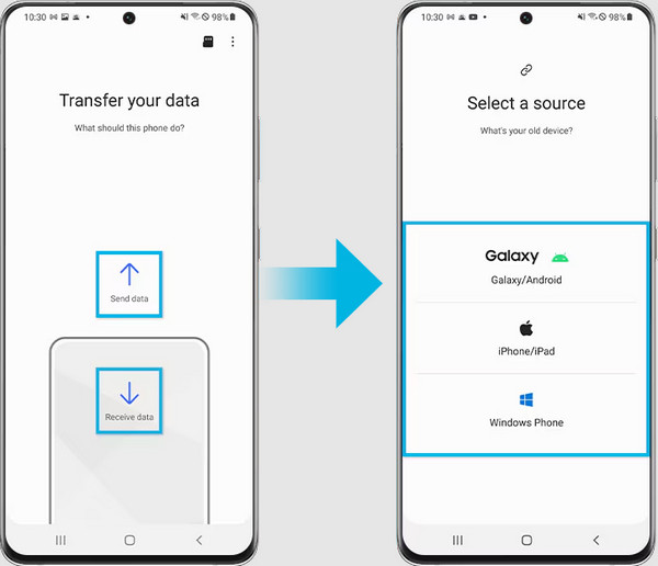 Transfer Texts By Smart Switch