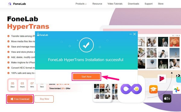 Descarga FoneLab HyperTrans