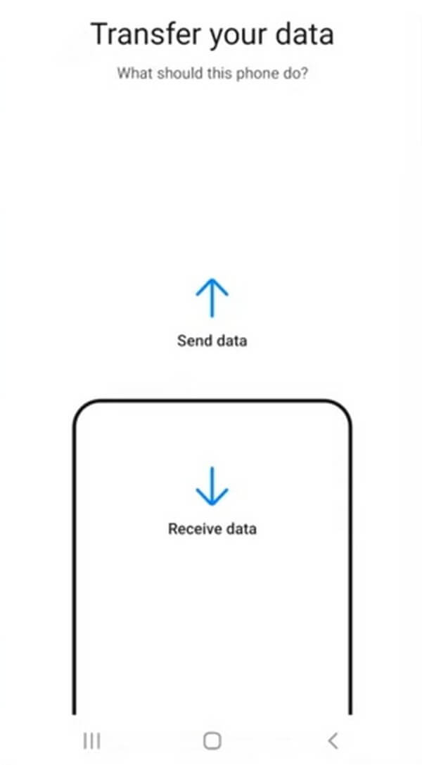 tap Receive data