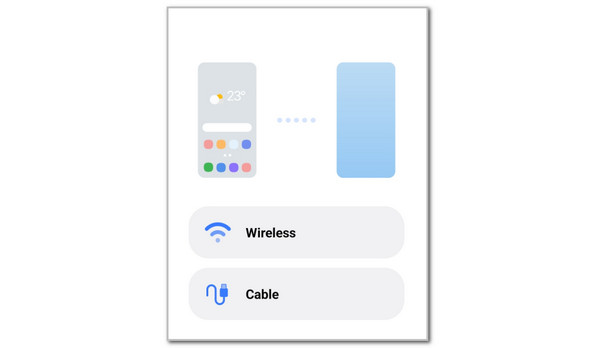 Tap Cable Button