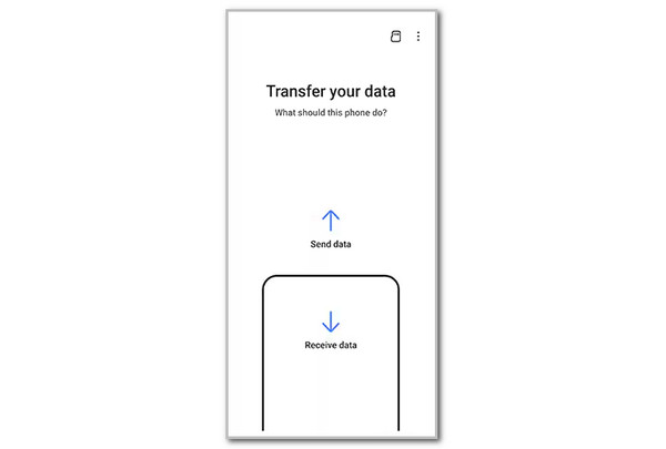 Tap Send Data Button