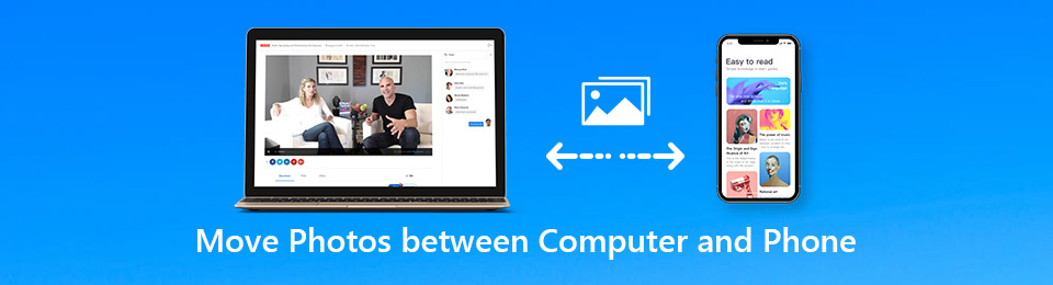 Transfer photos between computer and phone
