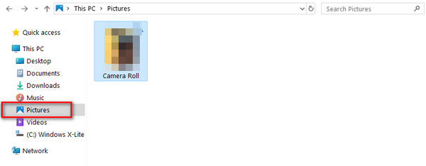 Click Pictures Button