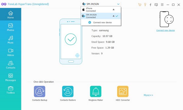 seleccionar datos de android