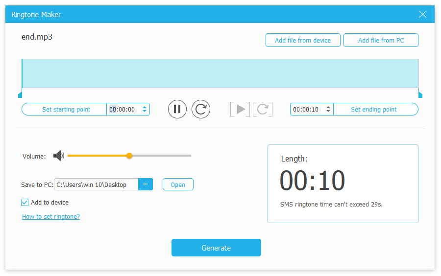 Ringtone maker