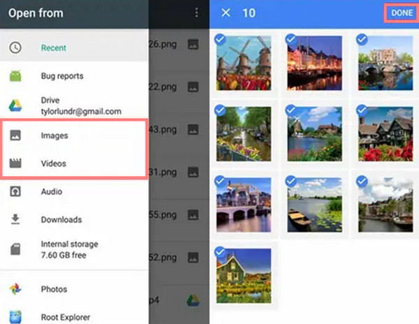 How to Transfer LG to Samsung with Google Drive