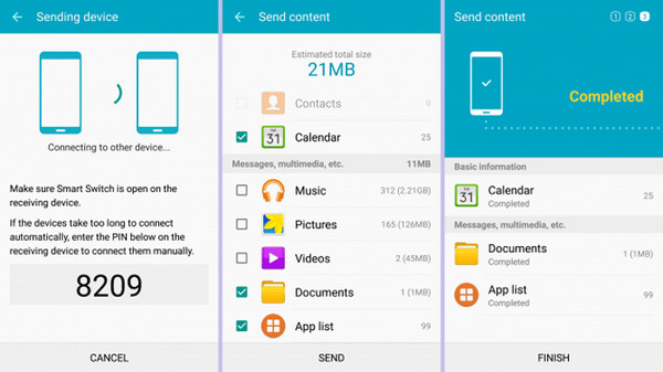 Transfer Data from LG to Samsung with Samsung Smart Switch