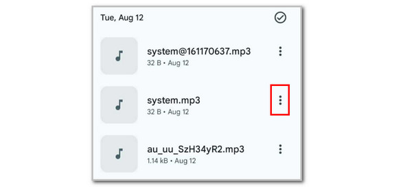 Tap Three Dots Button