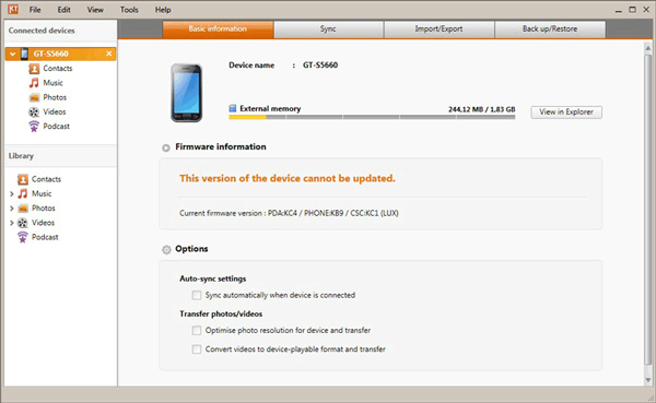 Samsung Kies