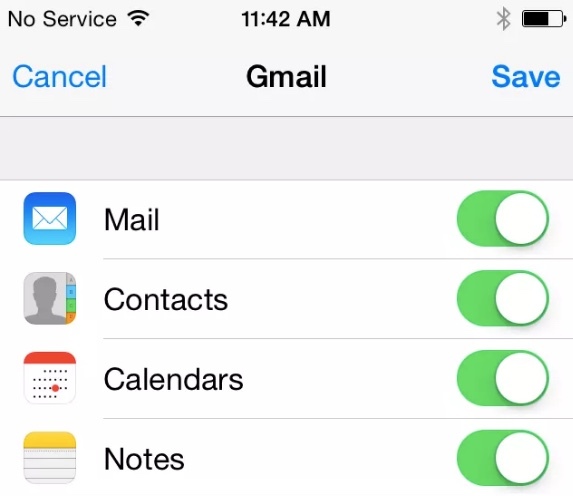 Transfiere notas de iPhone a Android con Gmail