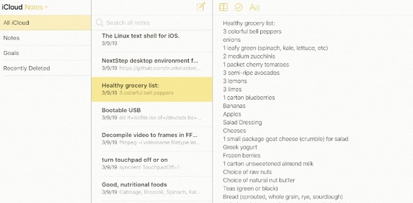 Zet iPhone-notities over naar Android met behulp van iCloud