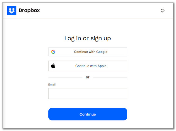 Select Continue Button