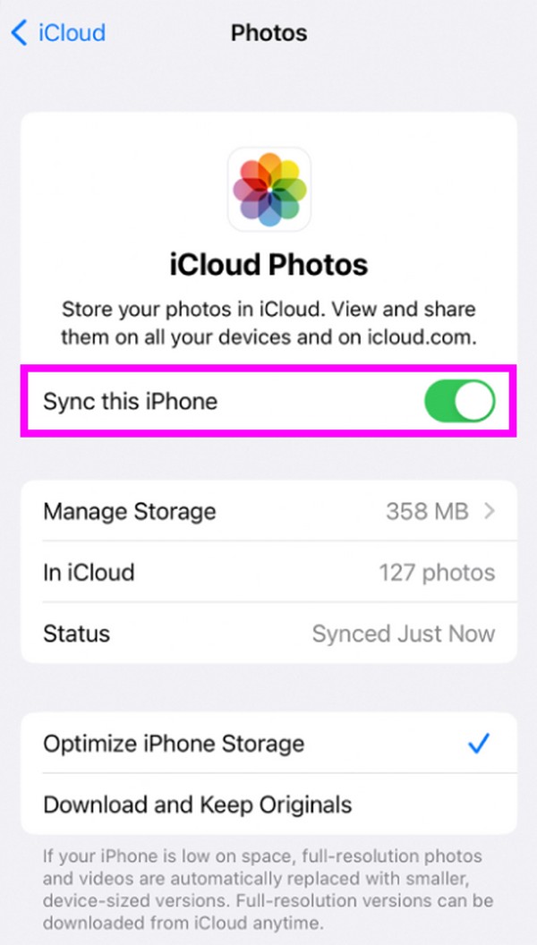 sync this iphone