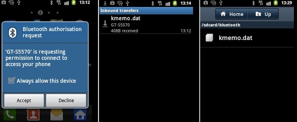 How to Transfer Pictures from One Phone to Another Using Bluetooth