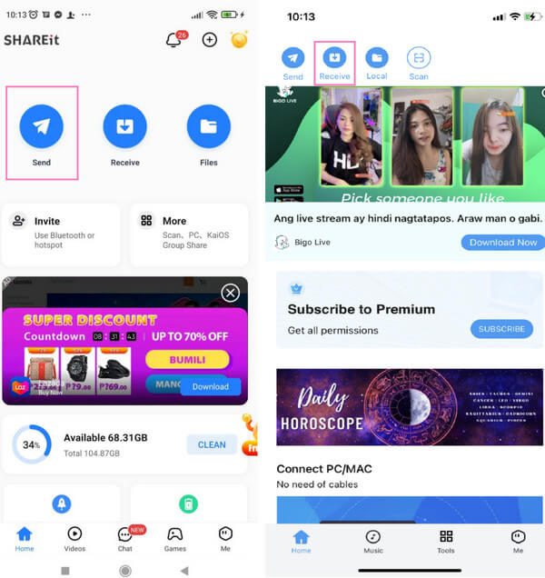 Comparta videos de Android a iPhone con una aplicación de terceros