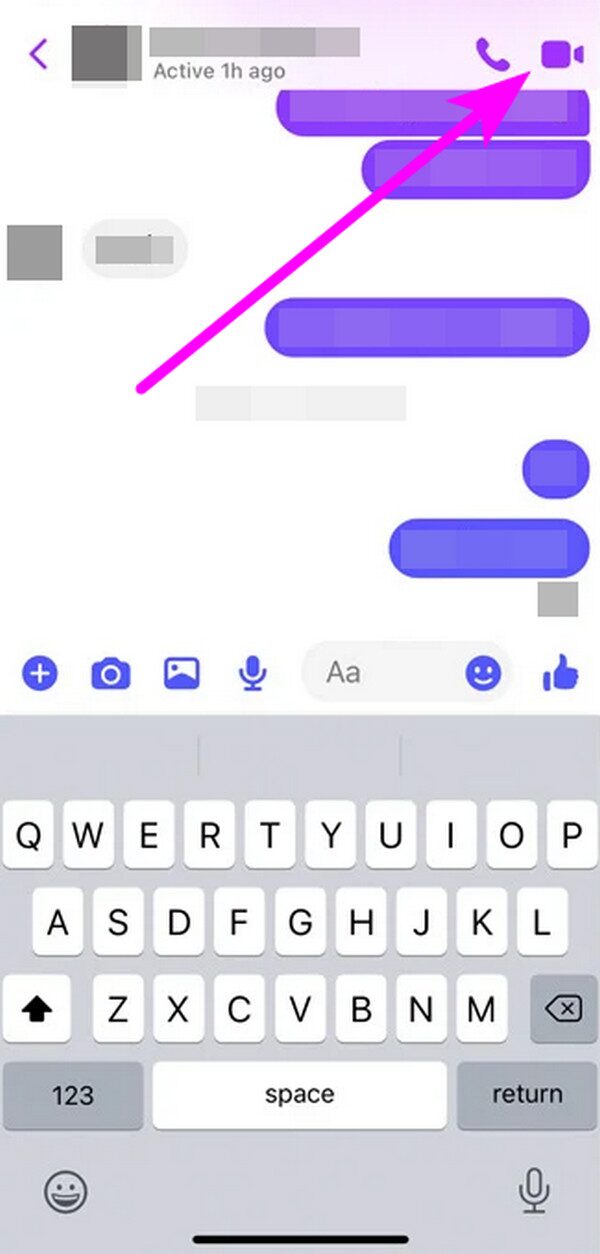 video call using messenger