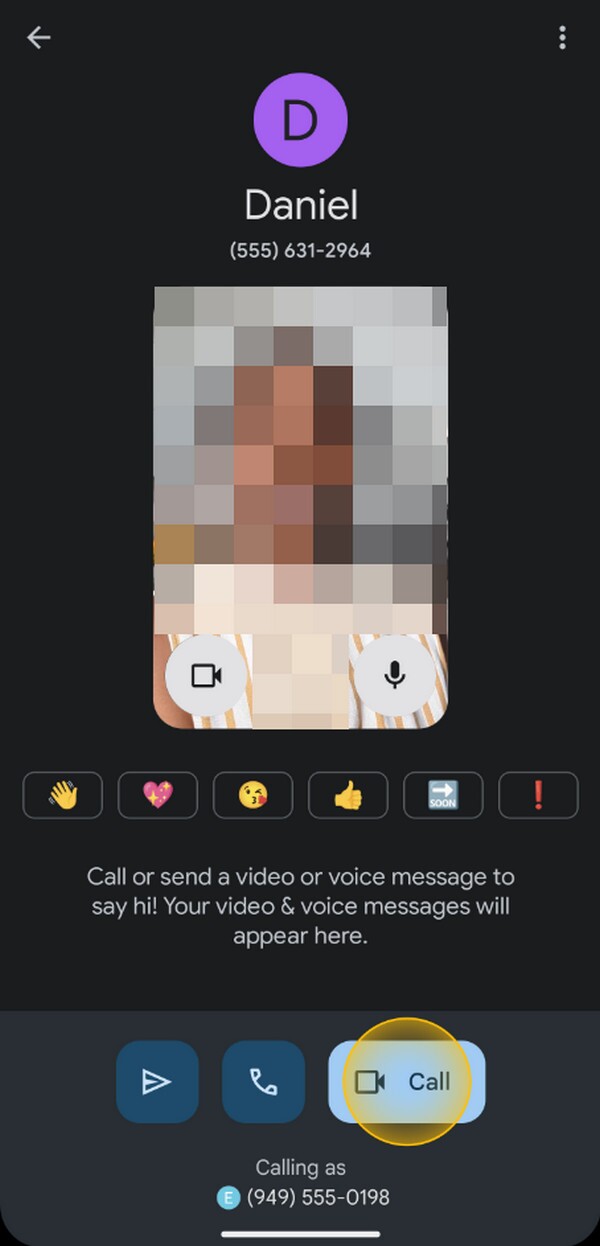 video call via google meet