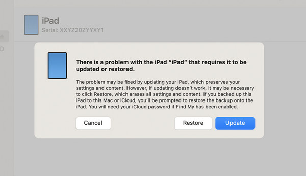 Click Restore Button