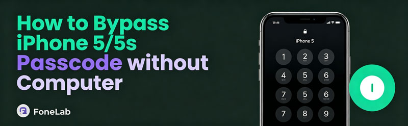 Bypass an old iPhone passcode without computer