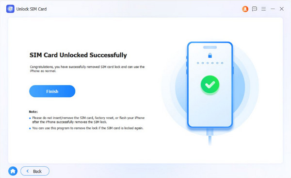 Click Finish Button