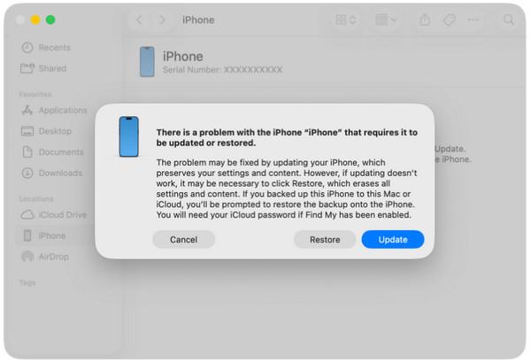 Click Restore Button