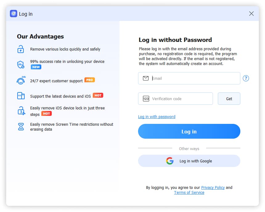 login account