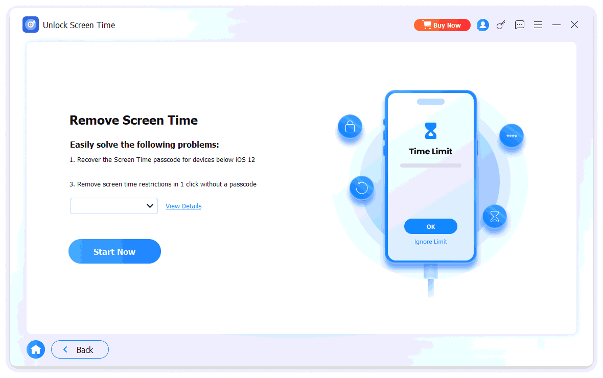 click start now