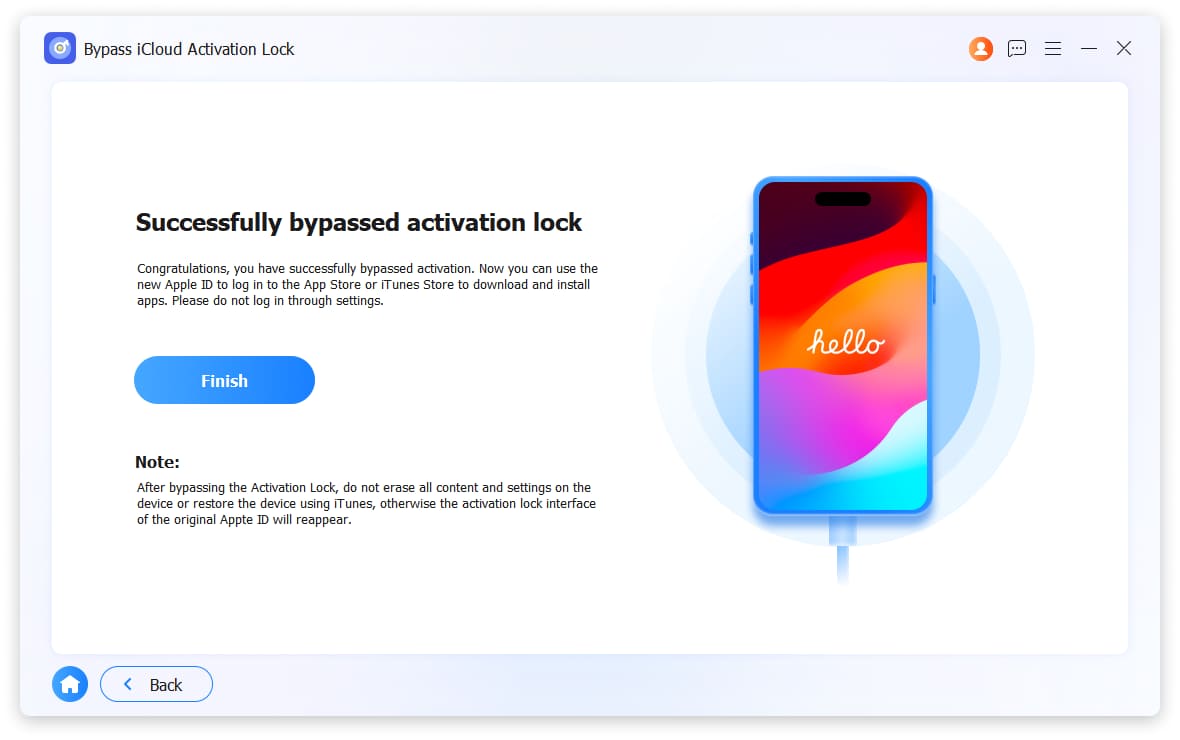 successfully Bypassing iCloud Activation Lock