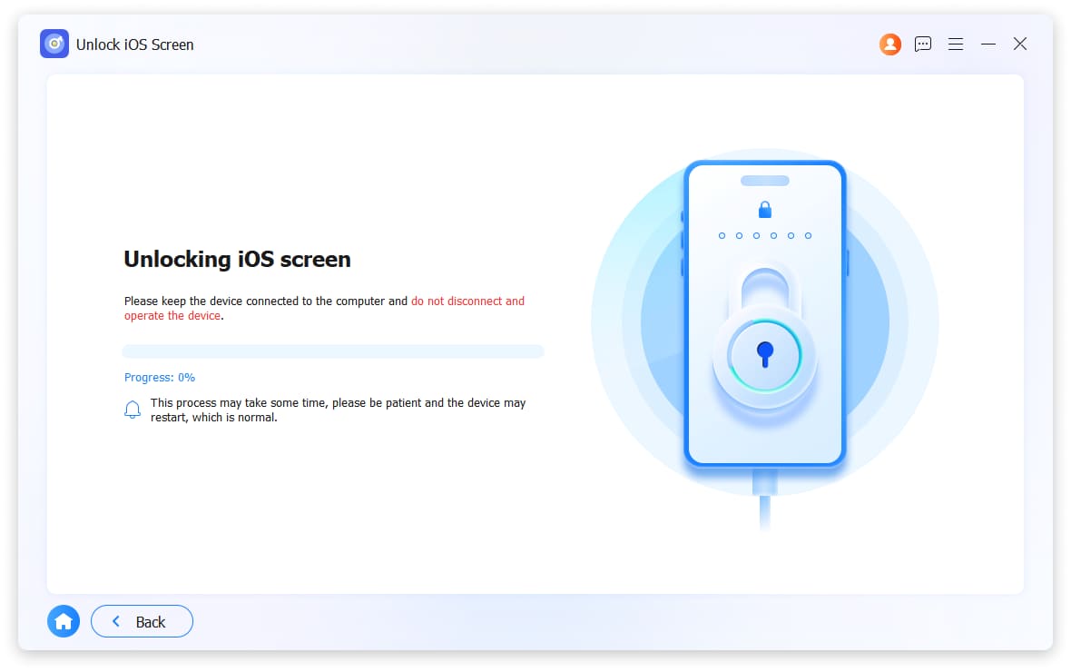 Unlocking iOS screen passcode with iFoneWiz