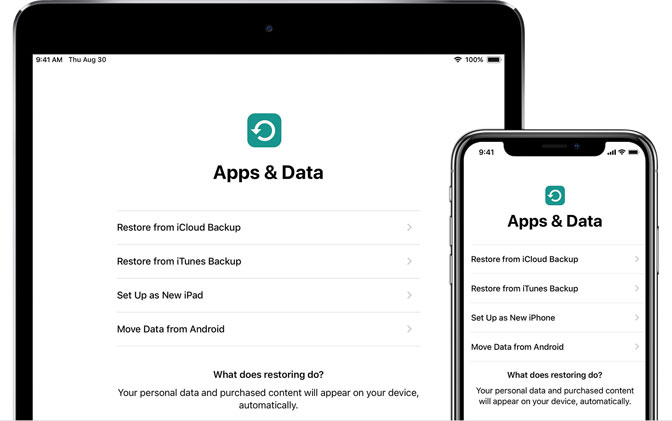 How to Backup iPad icloud backup app data