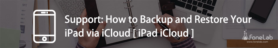 Backup e restauração do seu iPad via iCloud