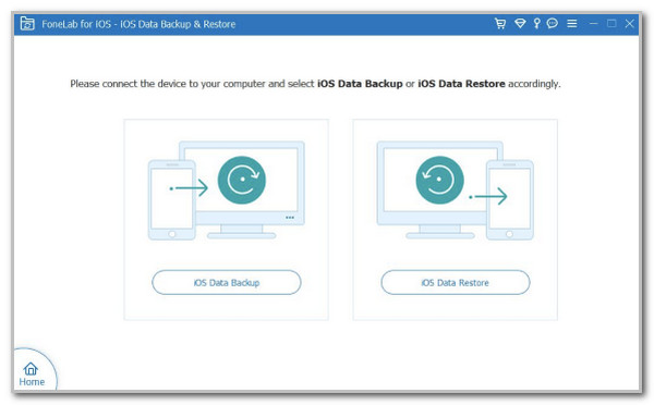 Click IOS Data Backup Button