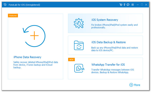Click IOS Data Backup And Restore Button