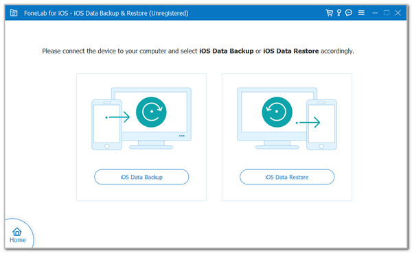 Click IOS Data Backup Button