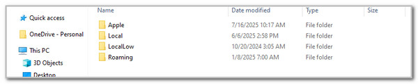 Open Apple Folder